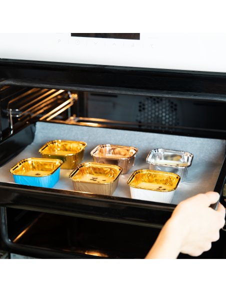 Party Baking Case Cups Vierkant Goud -10st-