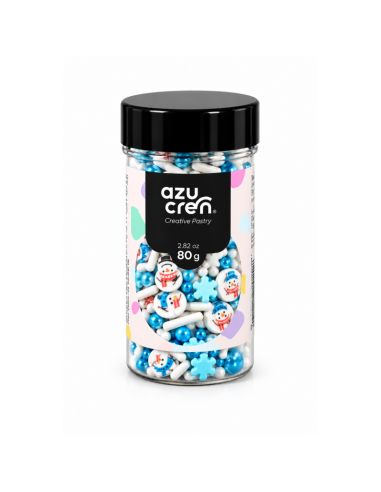 Azucren Sprinkle Mix Frozen Christmas -90gr-