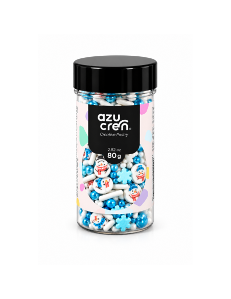 Azucren Sprinkle Mix Frozen Christmas -90gr-