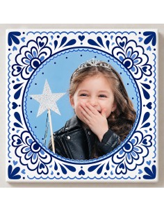 Tegeltje op Maat Delfts Blauw Rond nr 2
