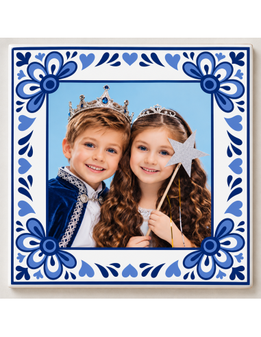 Tegeltje op Maat Delfts Blauw Vierkant nr 1