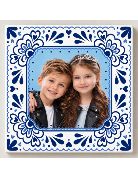 Tegeltje op Maat Delfts Blauw Vierkant nr 2