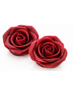 Cake Masters Marsepein Rozen Bordeaux Groot 45mm -2st
