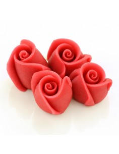 Cake Masters Marsepein Rozen Rood Klein 25mm -4st