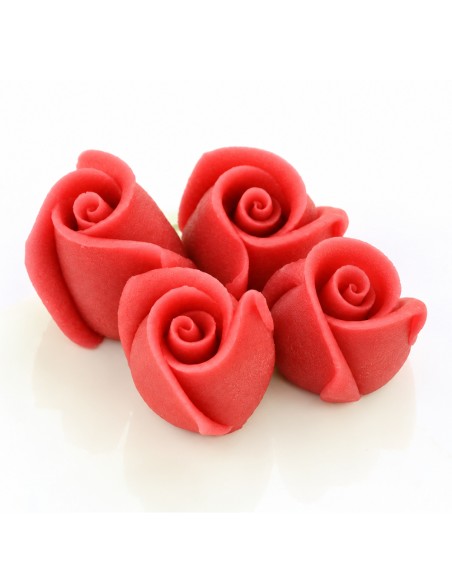Cake Masters Marsepein Rozen Rood Klein 25mm -4st