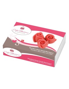 Cake Masters Marsepein Rozen Rood Klein 25mm -4st 2