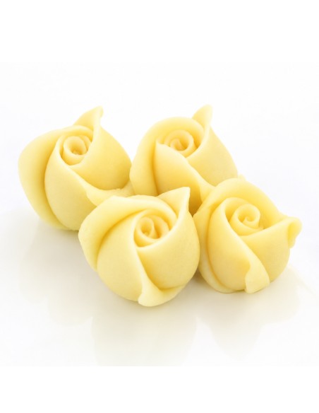 Cake Masters Marsepein Rozen Wit Klein 25mm -4st