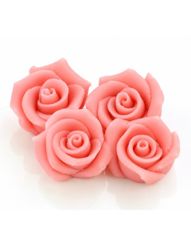 Cake Masters Marsepein Rozen Roze Middel 40mm -4st