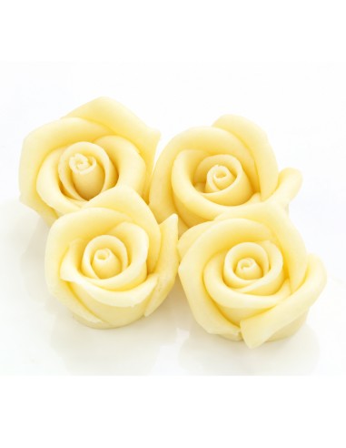 Cake Masters Marsepein Rozen Wit Middel 40mm -4st