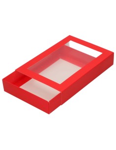 FunCakes Letter & Treats Doos Rood/Wit 20x14x3,5cm -10st-