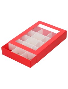 FunCakes Letter & Treats Doos Rood/Wit 20x14x3,5cm -10st- 2