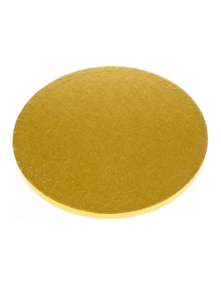 Decora Cake Drum Rond -25cm- Goud //