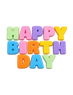 PME Marshmallow Treats Happy Birthday Letters -13st-
