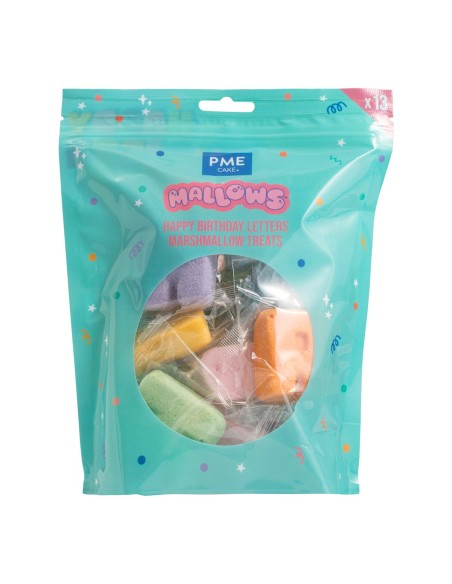 PME Marshmallow Treats Happy Birthday Letters -13st-
