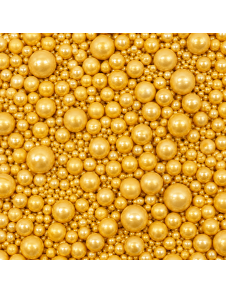 Azucren Suikerparels Goud Mix -90gr-