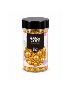 Azucren Suikerparels Goud Mix -90gr- 2