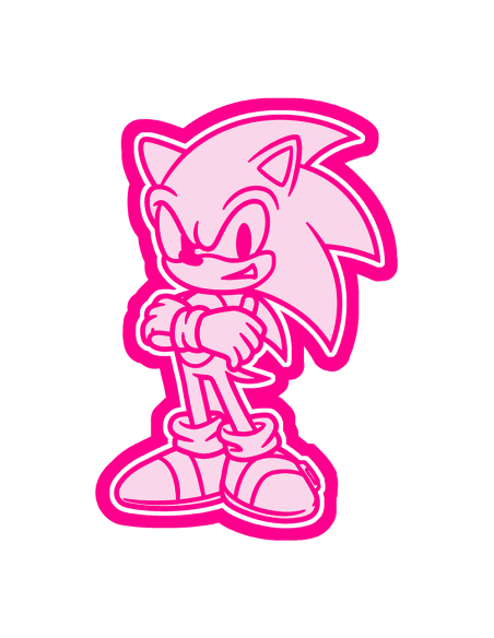 3D Uitsteker op Maat: Sonic