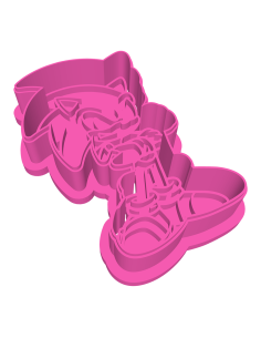 3D Uitsteker op Maat: Sonic 2