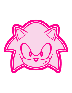 3D Uitsteker op Maat: Sonic Hoofd