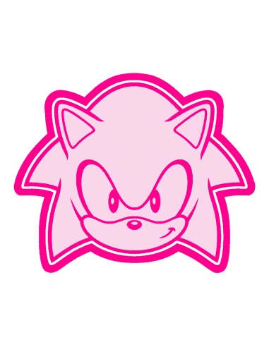 3D Uitsteker op Maat: Sonic Hoofd