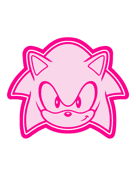 3D Uitsteker op Maat: Sonic Hoofd