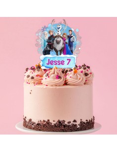 Full Colour Taarttopper op Maat: Frozen 2 2