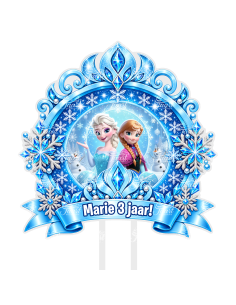 Full Colour Taarttopper op Maat: Frozen 3