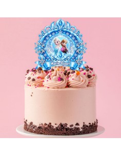 Full Colour Taarttopper op Maat: Frozen 3 2