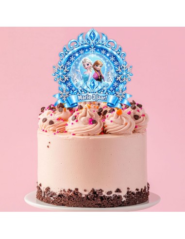 Full Colour Taarttopper op Maat: Frozen 3
