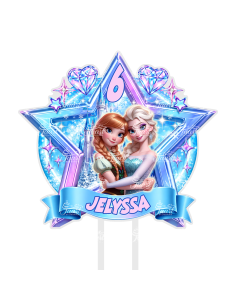 Full Colour Taarttopper op Maat: Frozen 3
