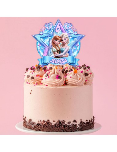 Full Colour Taarttopper op Maat: Frozen 3