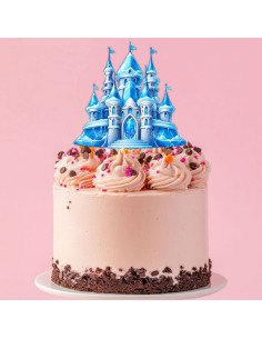 Full Colour Taarttopper op Maat: Frozen Kasteel 2