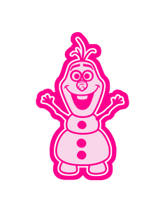 3D Uitsteker op Maat: Frozen - Olaf