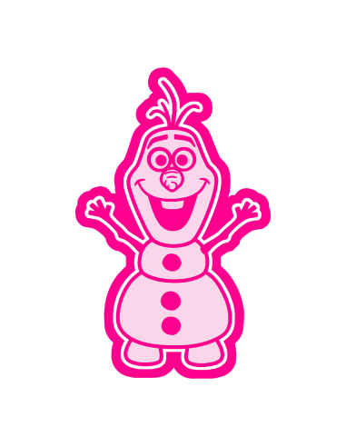 3D Uitsteker op Maat: Frozen - Olaf