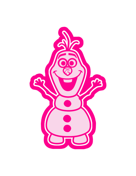 3D Uitsteker op Maat: Frozen - Olaf