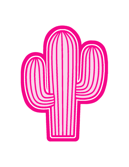 3D Uitsteker op Maat: Cars - Cactus