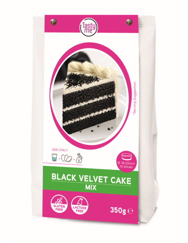 Tasty Me Mix voor Black Velvet Cake Glutenvrij -350gr-