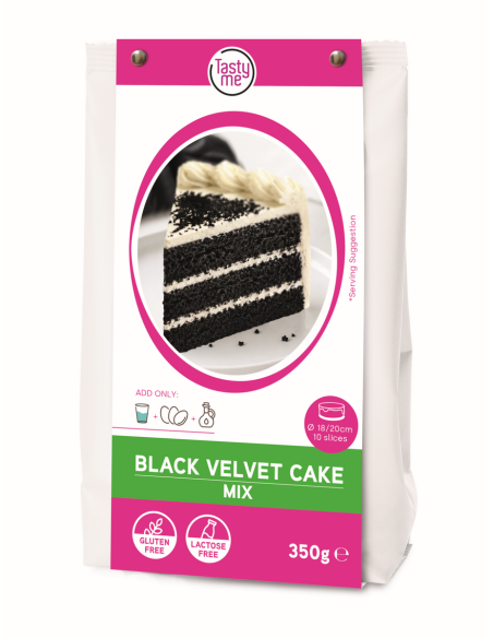 Tasty Me Mix voor Black Velvet Cake Glutenvrij -350gr-