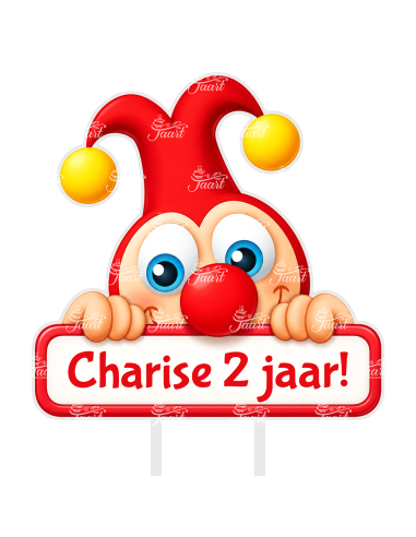 Full Colour Taarttopper op Maat: Jokie en Jet 2