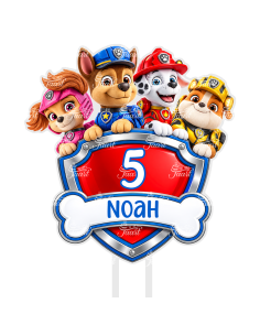 Full Colour Taarttopper op Maat: Paw Patrol 4