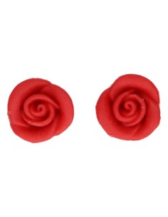 FunCakes Marsepein Decoratie Rozen Rood -6st- 2