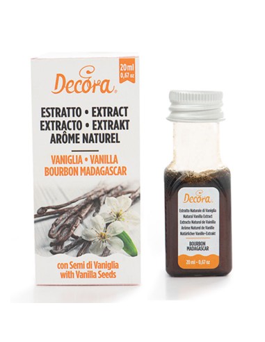 Decora Bourbon Madagascar Natural Vanilla Extract -20ml-