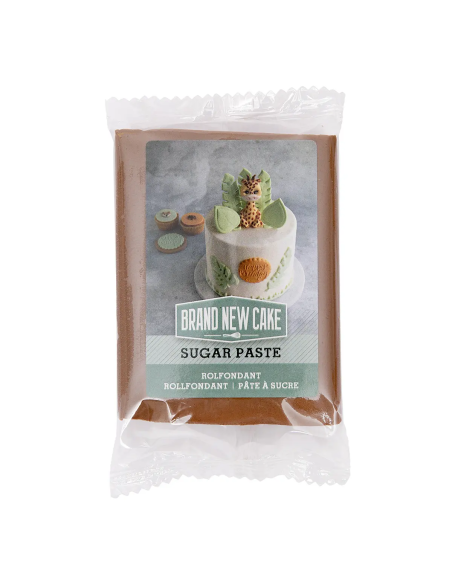 BrandNewCake Rolfondant Bruin -250gr-