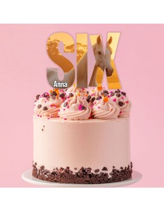 Full Colour Taarttopper op Maat: SIX 2