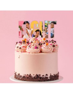 Full Colour Taarttopper op Maat: EIGHT 2