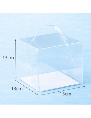 Taartdoos Transparant 13 x 13 x 13cm -1st-