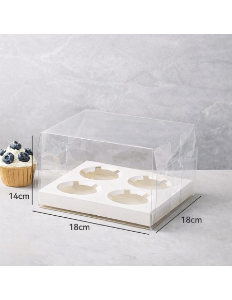 4-Cupcake Doos Transparant -1st- 