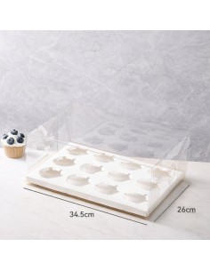 12-Cupcake Doos Transparant -1st- 