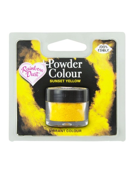 RD Eetbare Kleurpoeder Sunset Yellow //