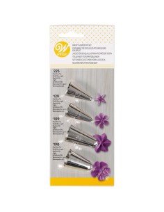 Wilton Spuitmondjes Set Bloemen 109, 129, 190, 225